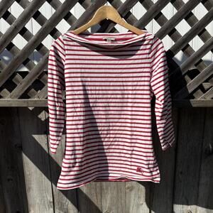 Burberry Brit Striped Boatneck Top (Women’s L)